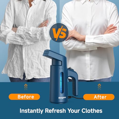 Blesgam Handheld Clothes Steamer 700W Portable Garment Steamer for Travel