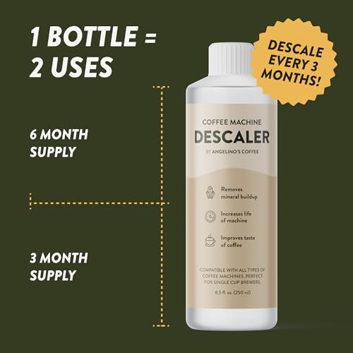 Universal Coffee Machine Descaling Solution & Limescale Remover (2 Uses)