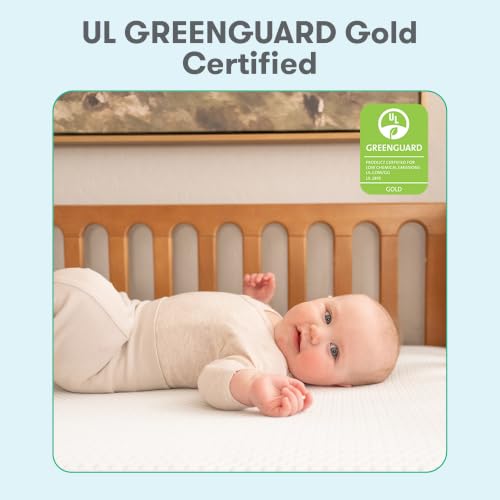 Newton Baby 4-Inch Essential Breathable Washable Crib Mattress - White