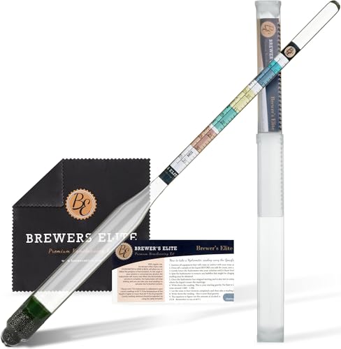 Triple Scale Hydrometer for Home Brew Beer, Wine and Kombucha