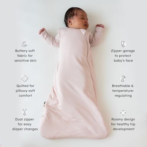 KYTE BABY Bamboo Sleep Bag 1.0 TOG Wearable Blanket with Dual Zipper