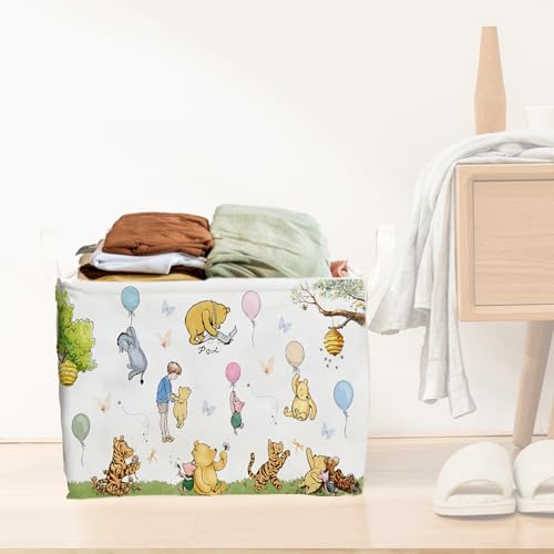 Winnie Basket Winnie-1 Baby Nursery Storage Hamper Waterproof Foldable Toy & Clothes Bin