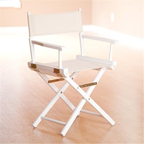 18-Inch Solid Wood Folding Director's Chair with Canvas Seat