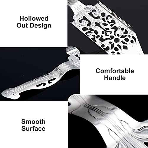 ONLYFU 2-Piece Stainless Steel Absinthe Fountain Spoon Vintage Wormwood Cocktail Dripper Bar Tool