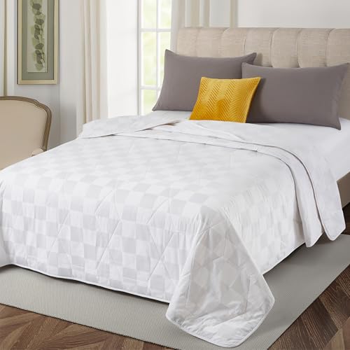 Lightweight 100% Cotton Comforter Queen Size | All-Season Bedspread