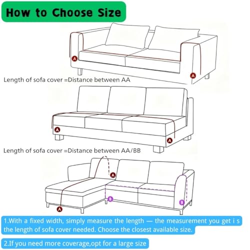 Optioptom Christmas Plaid Couch Cover Green 71x118 Inches Sofa Protector