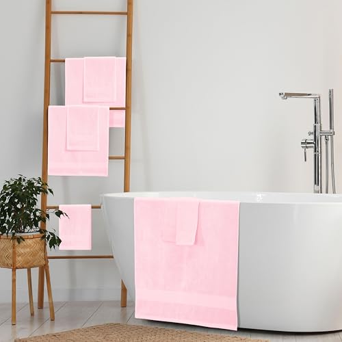 8-Piece Cotton Towel Set - Ultra Soft Bath Towels, Hand Towels & Washcloths