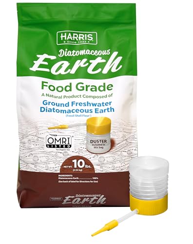 Food Grade Diatomaceous Earth Powder 10 lb with Applicator Duster