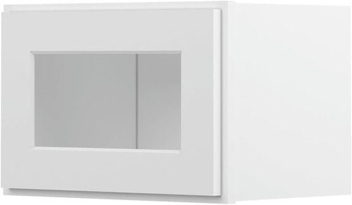 Furinno Shaker Wall Kitchen Cabinet - Single Door Design, Easy Assembly, 12" D x 18" W x 12" H, White
