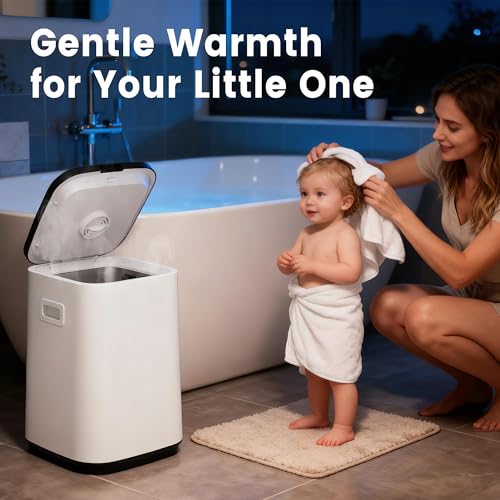 22L Electric Towel Warmer Bucket for Bathroom with Timer and Auto Shut Off