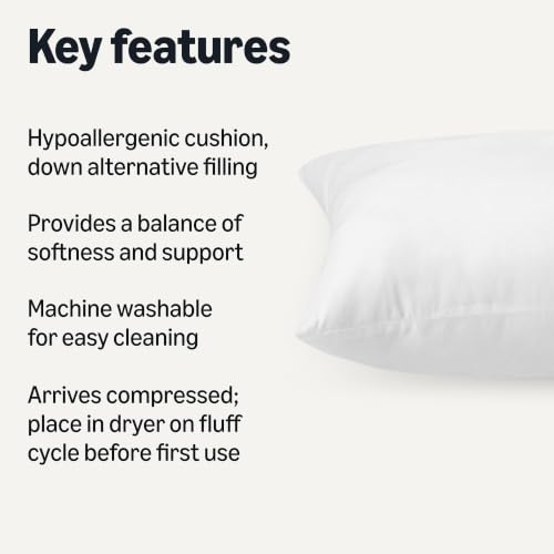 Long Body Pillow - Soft Supportive Microfiber, 20 x 54 Inches