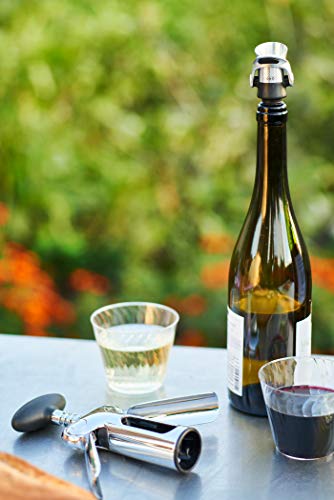OXO Steel Winged Corkscrew - Easy-to-Use Wine Bottle Opener with Soft Knob