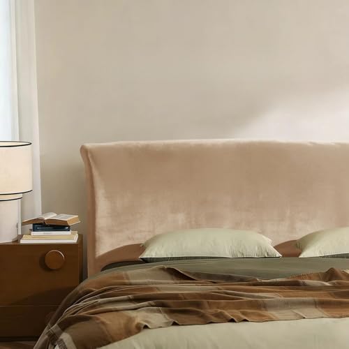 Velvet Headboard Cover | Soft Dustproof Slipcover for Queen & King Beds