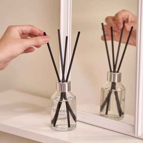 Cashmere Vanilla Reed Diffuser Set - 3.4 oz Home Fragrance with 5 Sticks