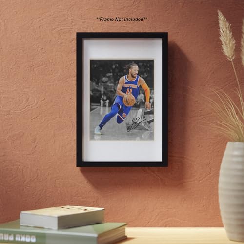 Jalen Brunson Autographed Wall Art Print - 8x10in High-Quality Memorabilia