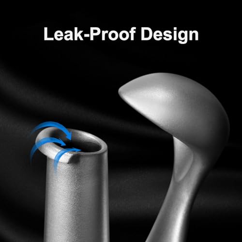 SealPour Small Oil Pour Spout with Automatic Seal - Leak-Proof Olive Oil Dispenser, Fits Most Bottles