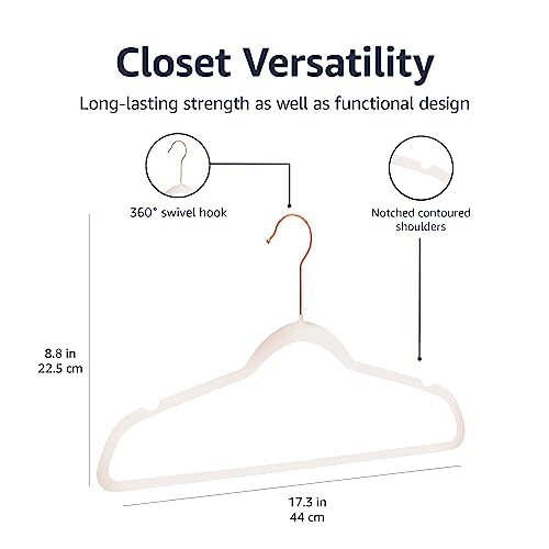 Velvet Suit Hangers Slim Non Slip Closet Organizers Pack of 50