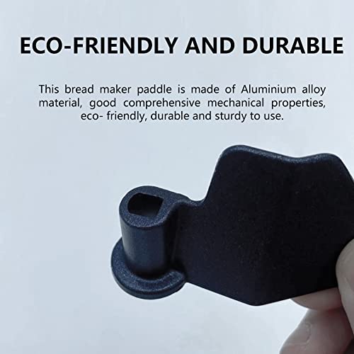 2 Pcs Bread Maker Kneading Paddle, Non-stick D-Port Replacement Blade