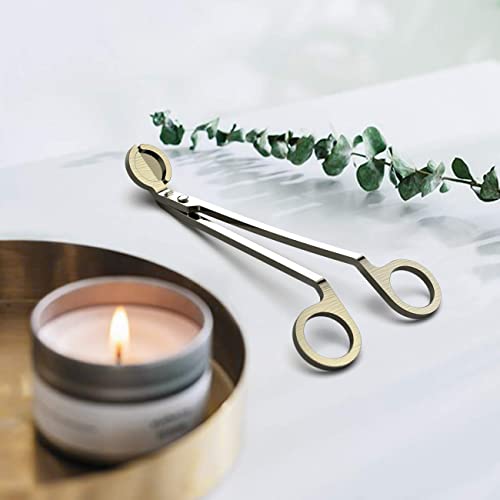 Candle Wick Trimmer with Sharp Blades - Antique Bronze Design