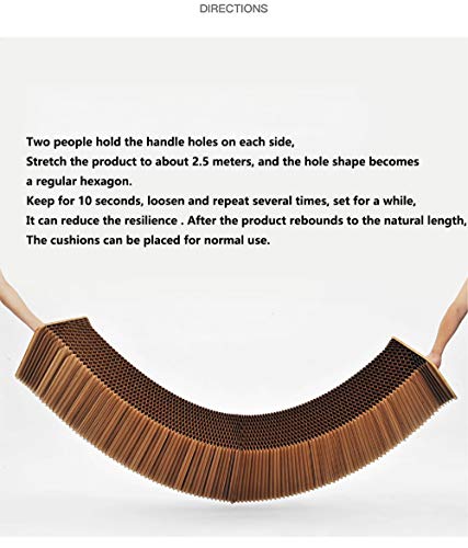Modern Folding Kraft Paper Stool - Portable Eco-Friendly Accent Chair