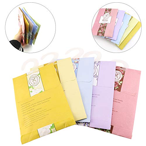 20-Pack Scented Sachets for Closets and Drawers, Long-Lasting Air Freshener