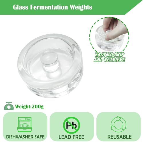 32 oz Mason Jar Fermentation Kit 2 Pack with Lids and Weights