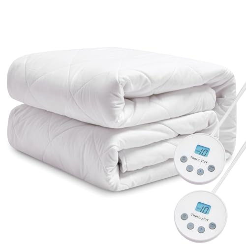 King Size Electric Mattress Pad with Dual Control & 10 Heat Settings
