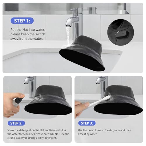 Rechargeable LED Rave Bucket Hat with Lights for Festivals & Parties