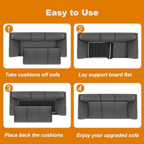 Heavy Duty Couch Cushion Support Board for Sagging Sofas - 17" x 66"