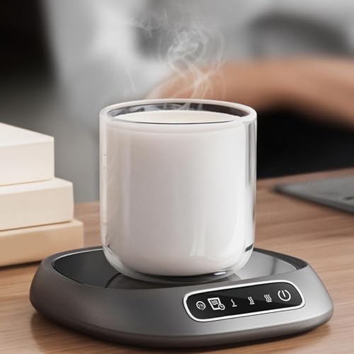 Rechargeable Cordless Coffee Mug Warmer - Portable Electric Drink Heater for Desk & Travel