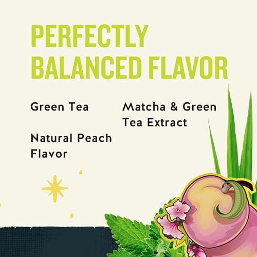 Celestial Seasonings Energy Green Tea, Caffeinated, 12 Tea Bags Box (Pack of 6)