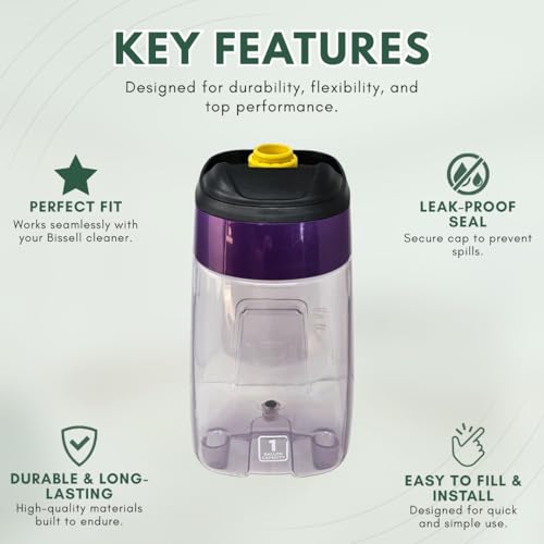 Clean Solution Tank with Cap for ProHeat 2X Revolution Carpet Cleaners