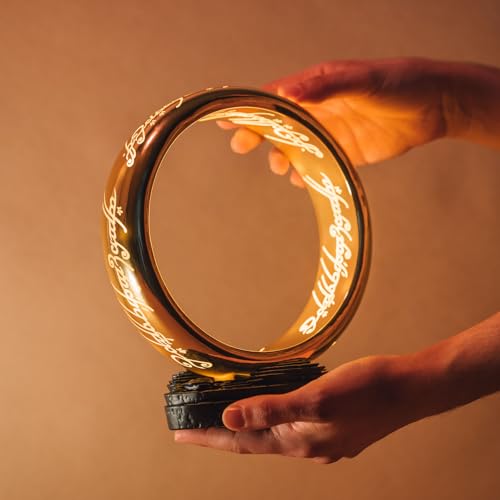 Fantasy Ring Table Lamp - Decorative Desk Light with Warm Lighting