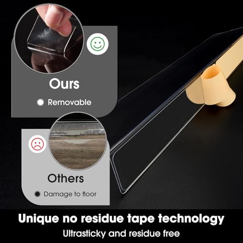 Clear Under Couch Toy Blocker for Furniture - Pet & Toy Guard for Hard Floors