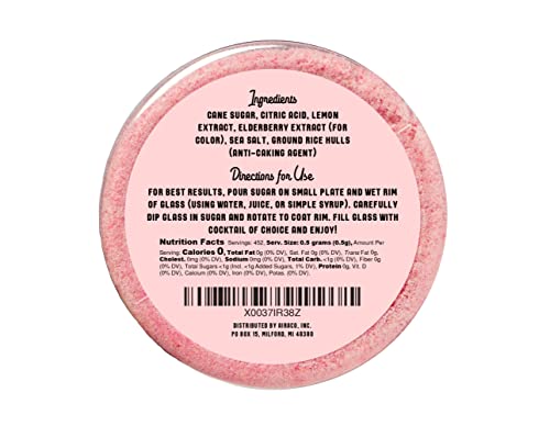 Barrel Roll Bar Essentials Pink Lemonade Cocktail Rimmer - 8 oz, 452 Servings