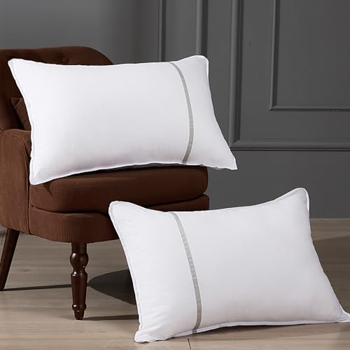 Cooling Medium Firm Bed Pillows Set of 2, 20x26 Inches