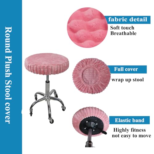 Soft Velvet Bar Stool Covers 2 Pack - Elastic, Scratchproof