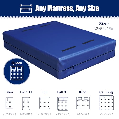Extra-Thick Queen Mattress Bag for Moving with 8 Handles and Zipper