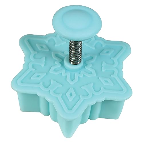 Snowflake Cookie Cutter Set 4 × 2in – Assorted Winter Shapes for Cookies & Pastry