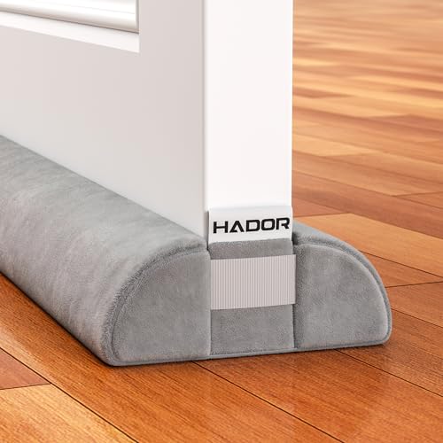 Under Door Draft Stopper - Double-Sided Adjustable Noise & Air Seal
