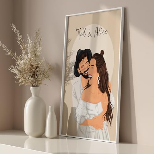 Custom Hand-Drawn Portrait Illustration from Your Photo