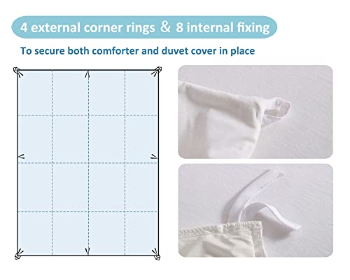 Waterproof Duvet Protector Cover - Breathable & Washable King Size