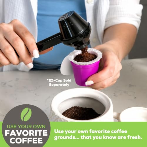 Biodegradable Paper Coffee Filters with Lids for Reusable Pods - 200 Ct