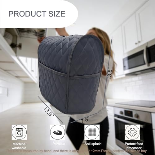 Stand Mixer Dust Cover, 5.5-7 Quart Quilted Kitchen Appliance Protector