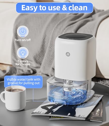 TABYIK 35 oz Small Dehumidifier for Bedroom, RV, and Bathroom