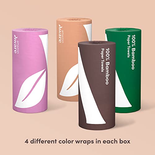 Eco-Friendly Bamboo Paper Towels - 2-Ply, 6 Rolls (900 Total Sheets)