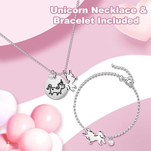 5-Layer Musical Jewelry Box for Girls with Ballerina and Jewelry Set
