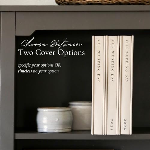 Large Linen Wedding Photo Album for 400 4x6 Photos - Personalized Keepsake