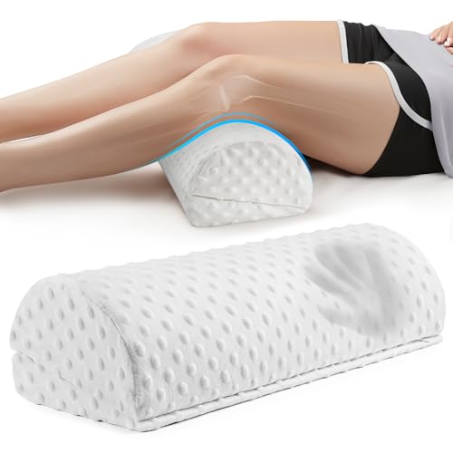 Half Moon Knee Bolster Pillow Set for Back Sleeping Relief