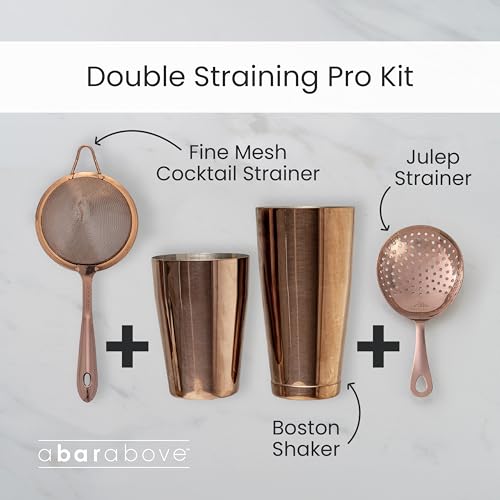 Stainless Steel Boston Cocktail Shaker Set 18 Oz Weighted & Unweighted Bar Tool